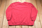 Vintage 1990s Breckenridge Butterfly Graphic Double Collar Crewneck Sweatshirt