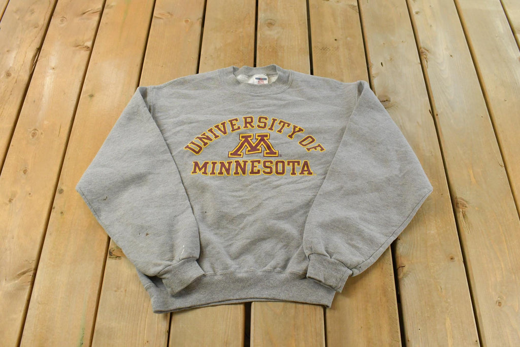 Vintage 1990s Jerzees University of Minnesota Collegiate Crewneck / Men's M / NCAA Sweatshirt / Sportswear / Americana