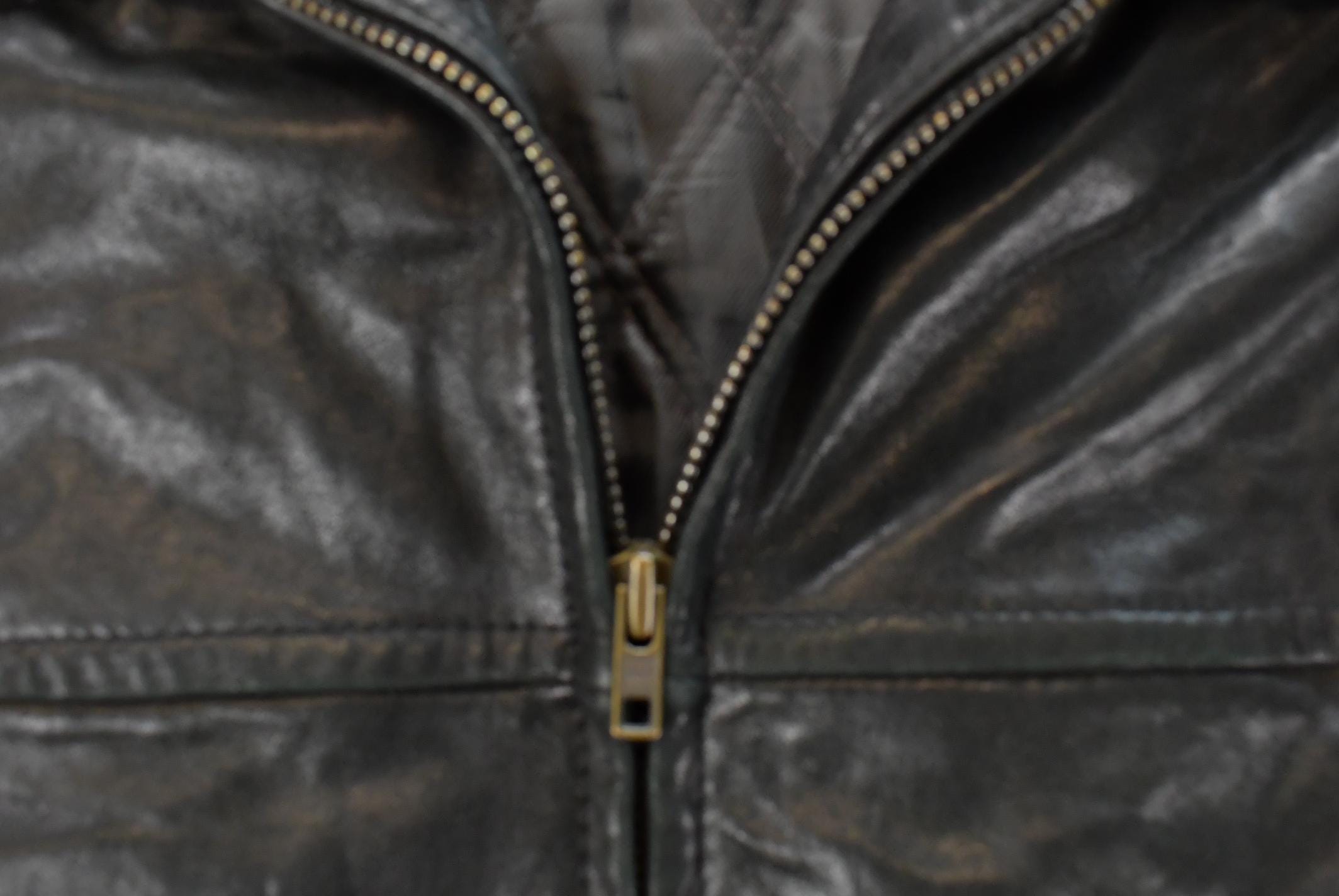 Vintage 1990s Dockers Leather Bomber Flight Jacket Men's XL