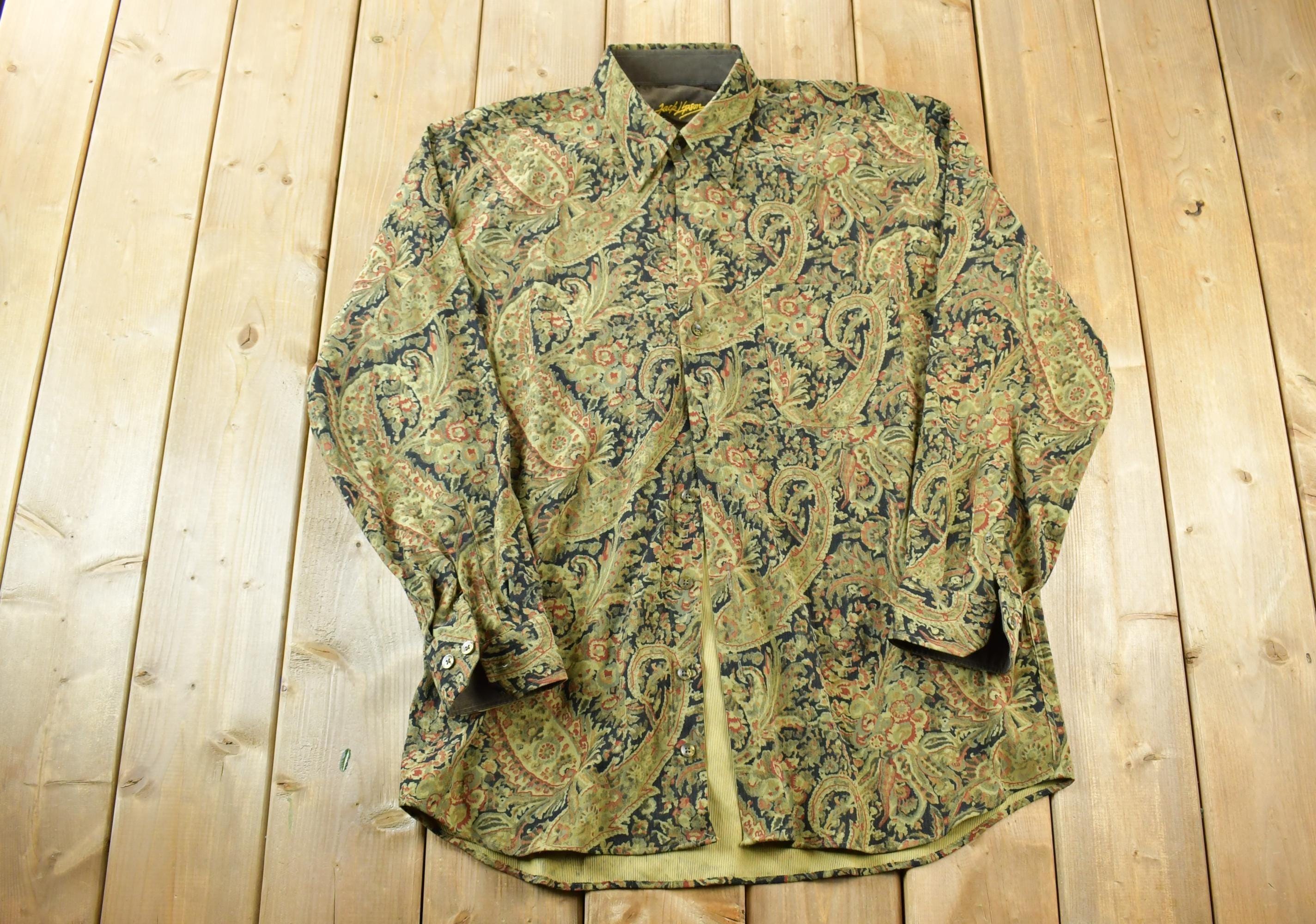 Vintage 90s Jack Lipson Western Button Up Shirt