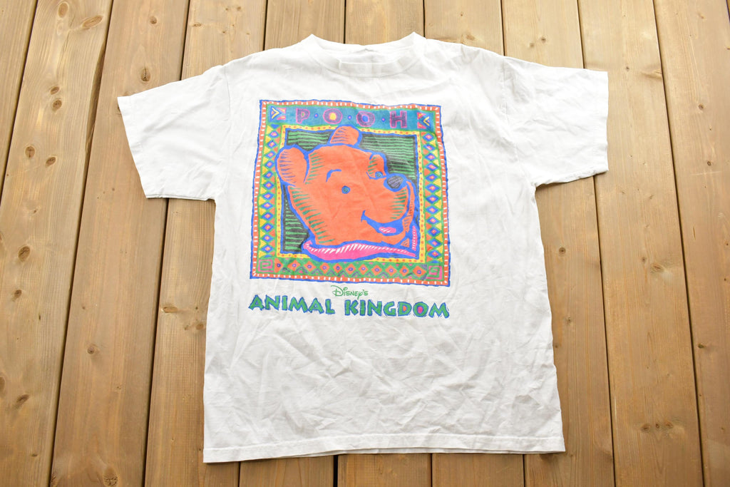 Vintage 1990s Pooh Bear Animal Kingdom Disney Cartoon Promo T-Shirt