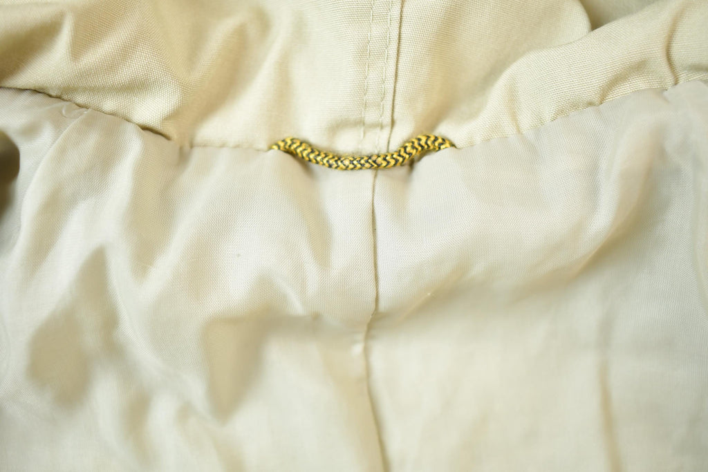 Vintage 1980s Military Styled Long Light Jacket