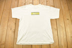 Vintage 1990s Nike Swoosh Box Logo Graphic T-Shirt