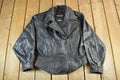 Vintage 1990s Wilson Thinsulate Motorcycle Leather Biker Jacket Adult Large