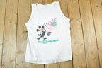 Vintage 1990s Walt Disney World Cartoon Promo Tank Top Womens S
