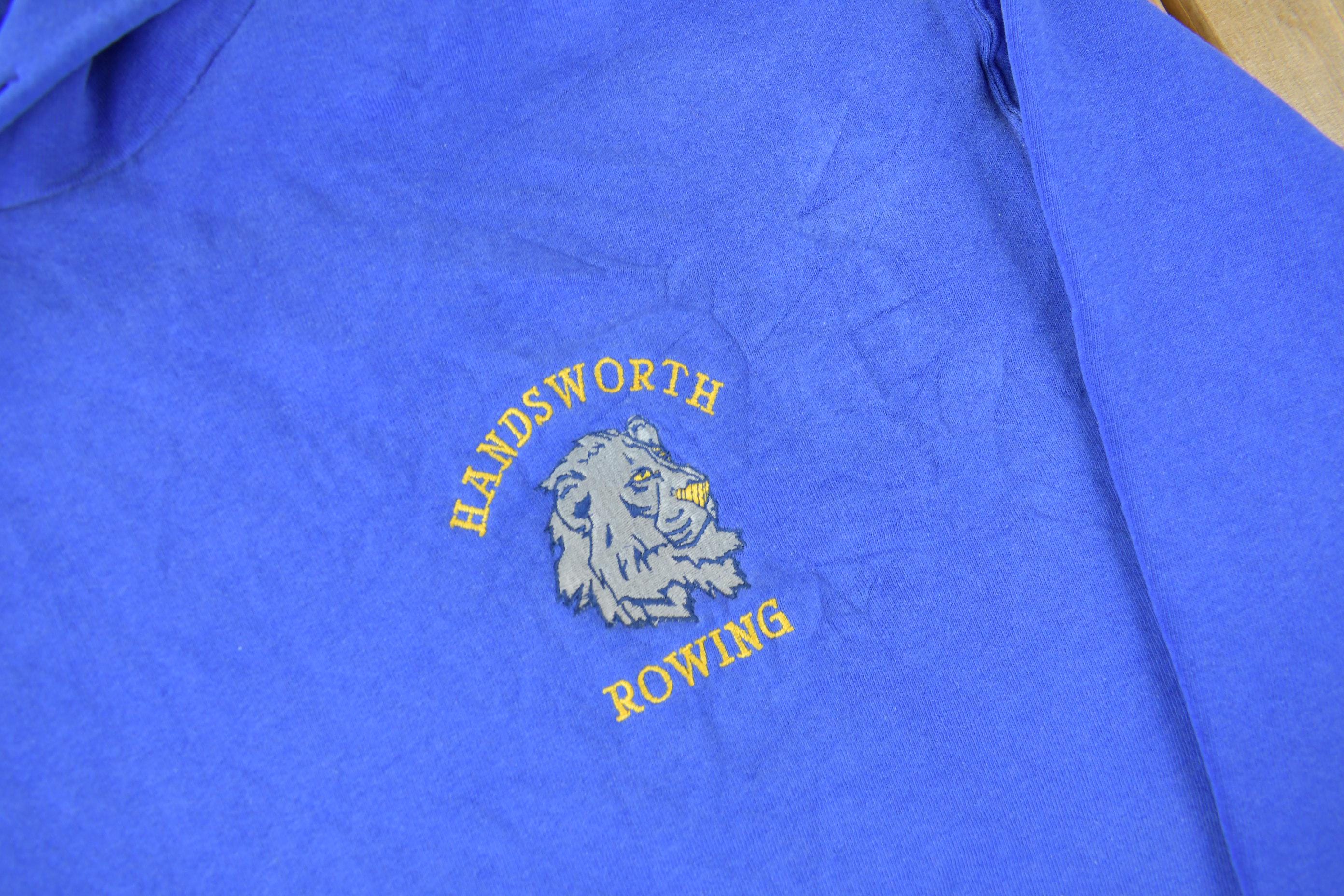 Vintage 1990s Handsworth Rowing Royals Russell Athletics Graphic Hoodie Made In USA