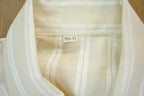 Vintage 1990s Tan Striped Button Up Shirt