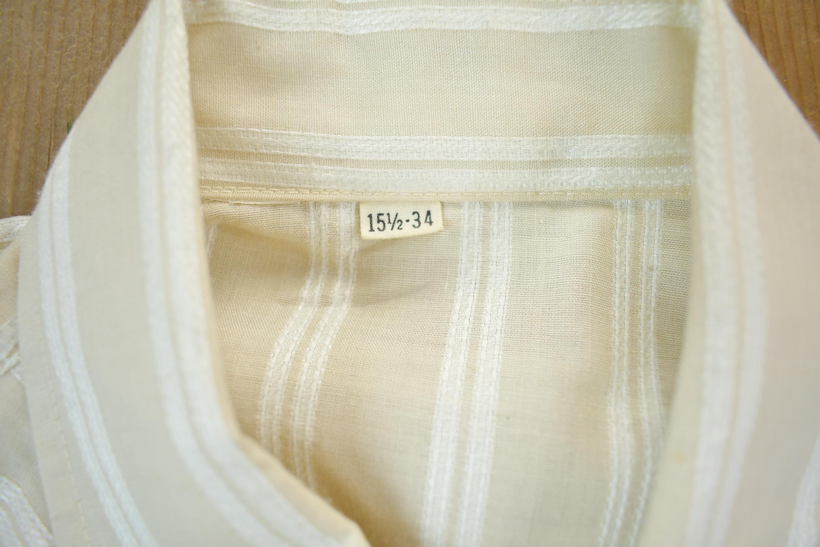 Vintage 1990s Tan Striped Button Up Shirt