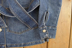 Vintage Y2K Zena Denim Trucker Jean Jacket Women's Small / Denim Jacket / 2000s Coat / Chic Fashion