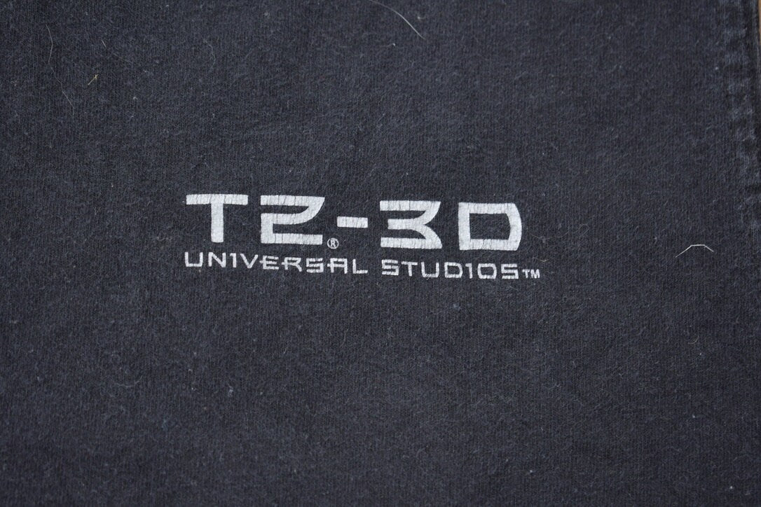 Vintage 1990s Terminator 2 3D Universal Studios Movie Promo Tank Top T-Shirt