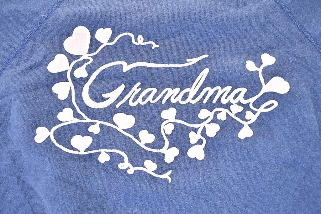 Vintage 1990s Grandma Frilly Collar Crewneck Sweatshirt Women's L