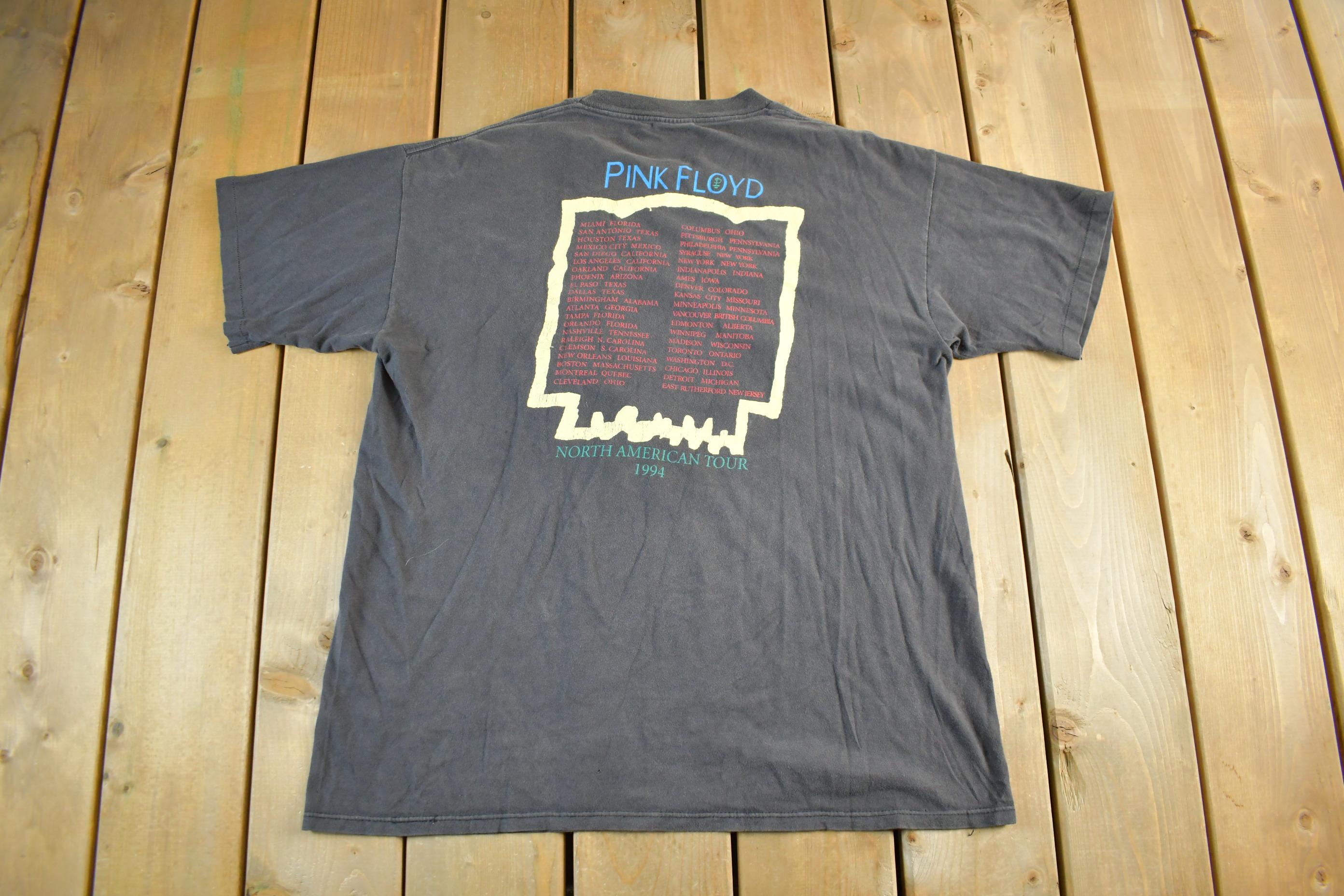 Vintage 1994 Pink Floyd Division Bell Tour Band T-Shirt Men's XL