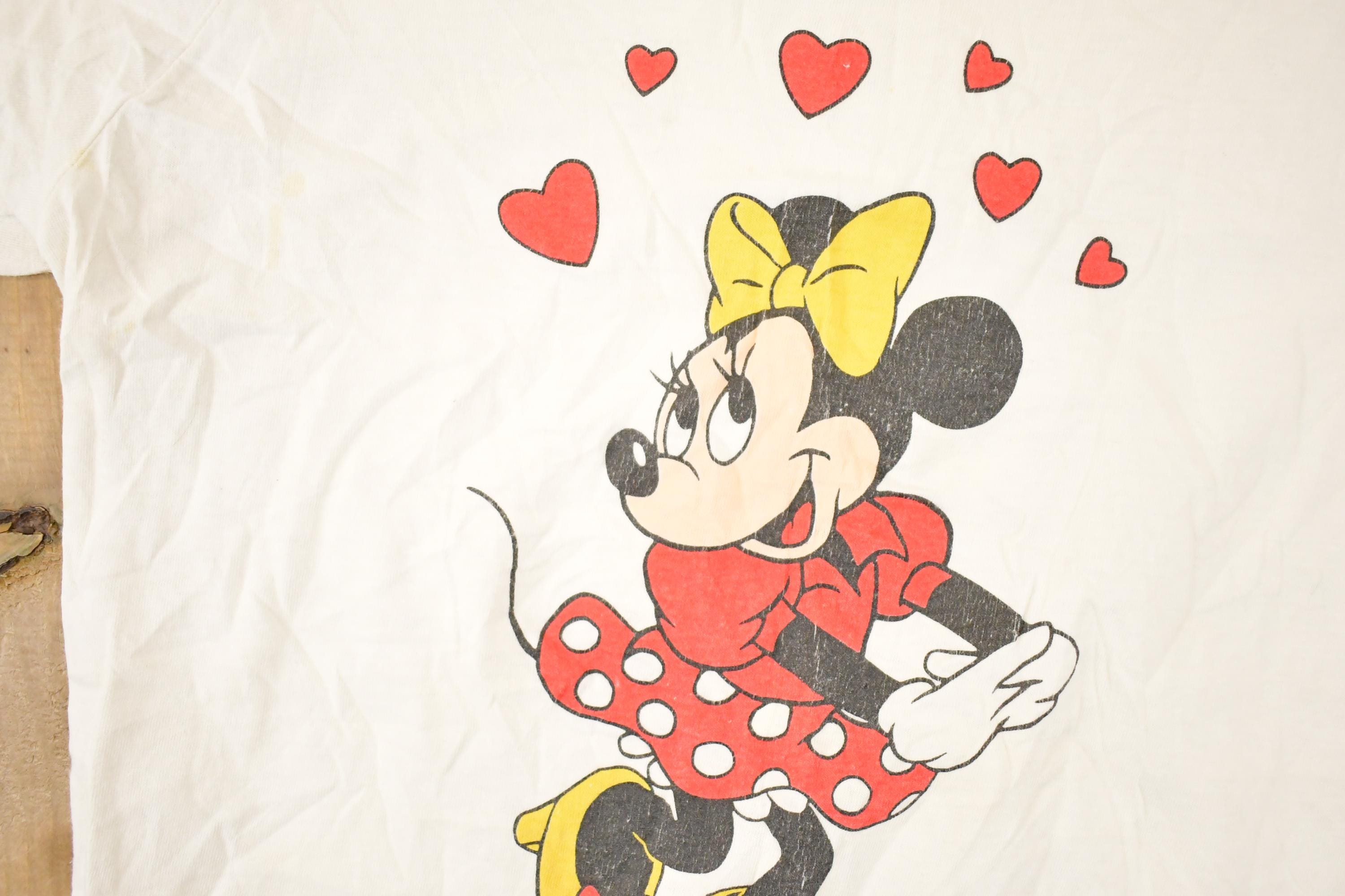 Vintage 1980s Minnie Mouse Disney T-Shirt Women's S