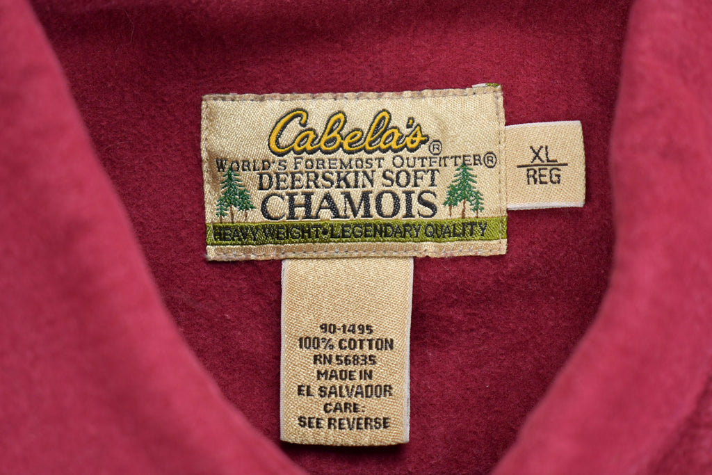 Vintage 1990s Cabela's Chamois Button Up Shirt