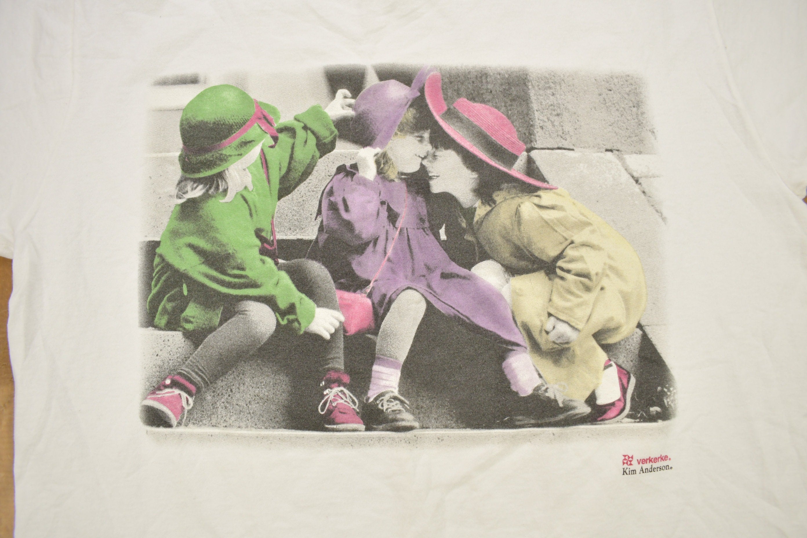 Vintage 1990s Kim Anderson Verkerke Graphic Photo T Shirt / Vintage T Shirt / Streetwear / Graphic Tee / Art Tee / Made In USA