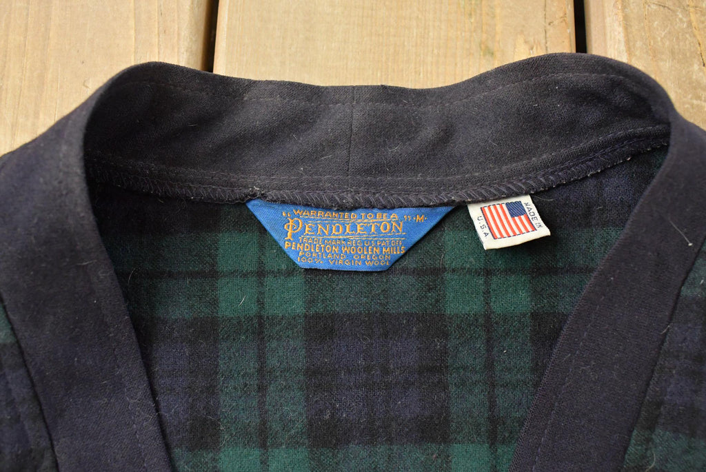 Vintage 1980s Pendleton Wool Cardigan Sweater Men's Medium /