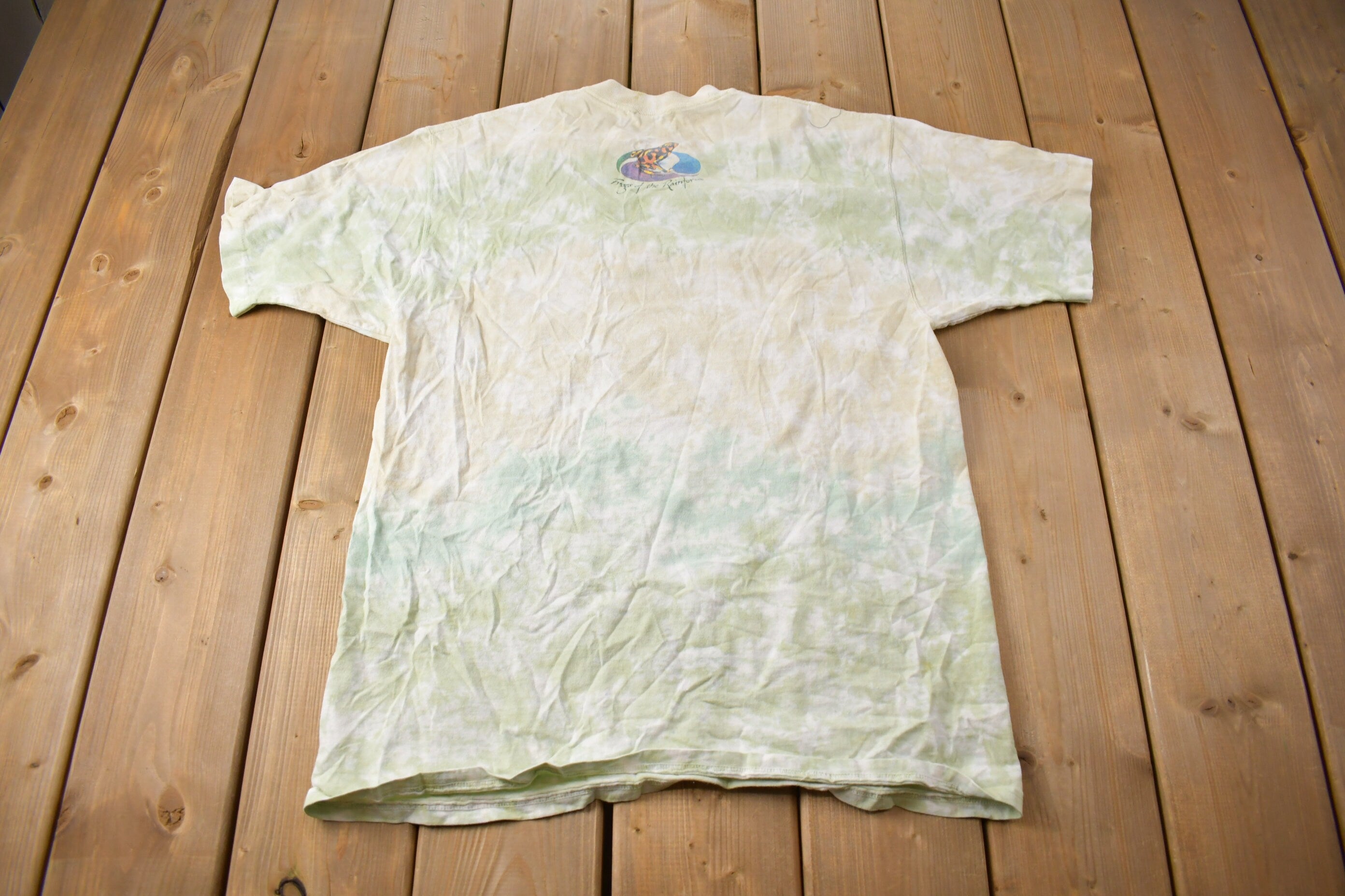 Vintage 1990s Rainforest Frogs Graphic T-Shirt