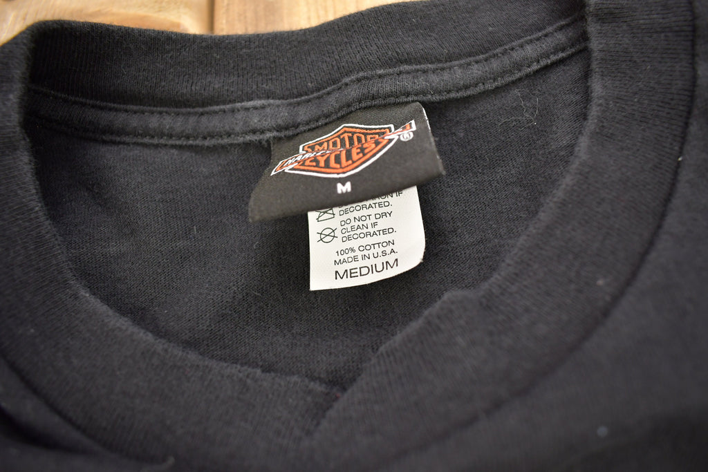 Vintage 2002 Robinson Harley Davidson Wheatley Ontario Canada T-Shirt