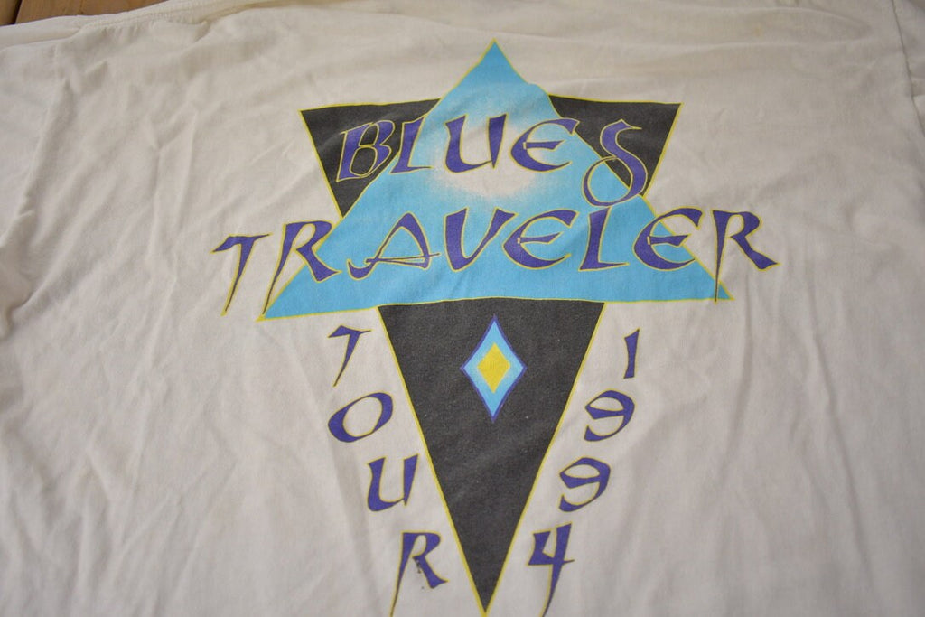 Vintage 1994 Blues Traveler Tour Single Stitch Brockum Band Tee Made in USA