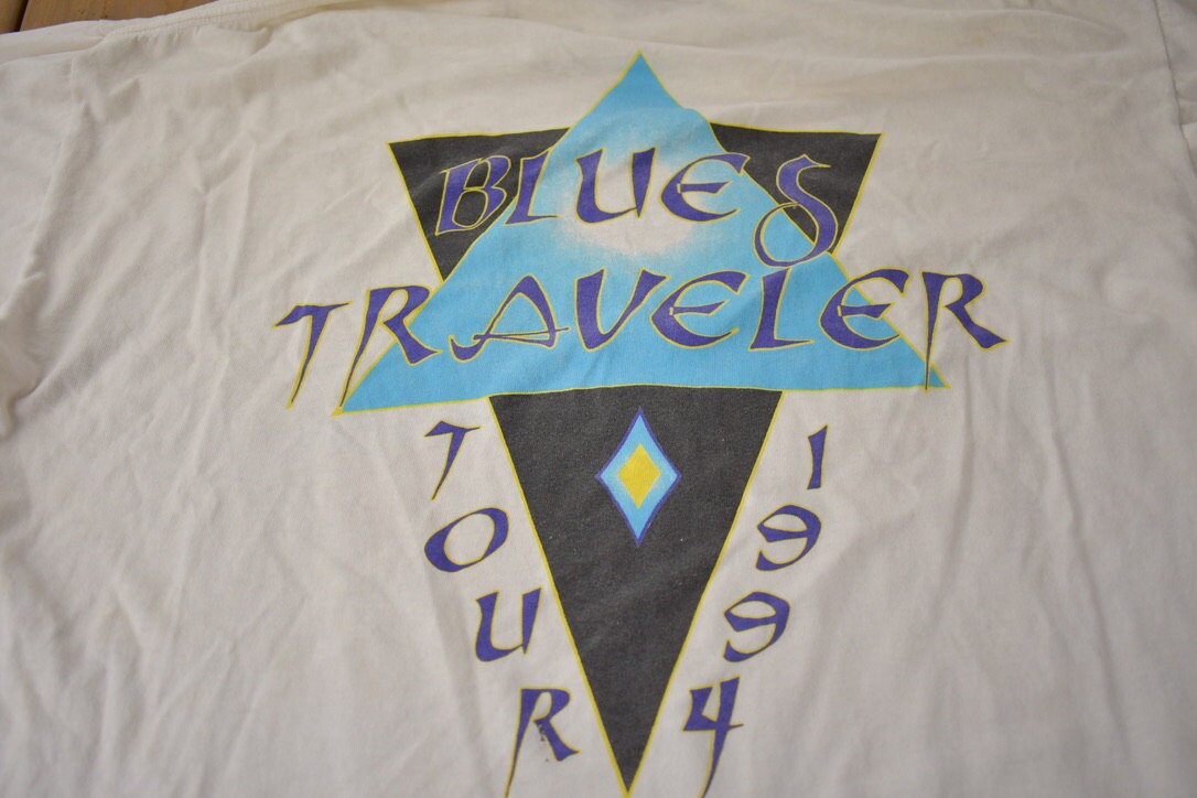 Vintage 1994 Blues Traveler Tour Single Stitch Brockum Band Tee Made in USA
