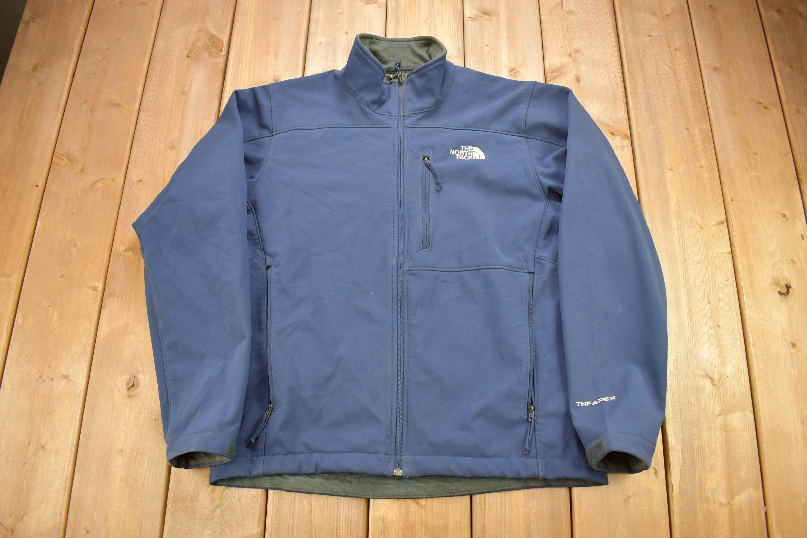 Vintage 1990s The North Face Apex Fleece Lined Shell Jacket