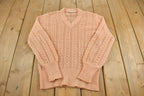 Vintage 1970s Knit V-Neck Sweater
