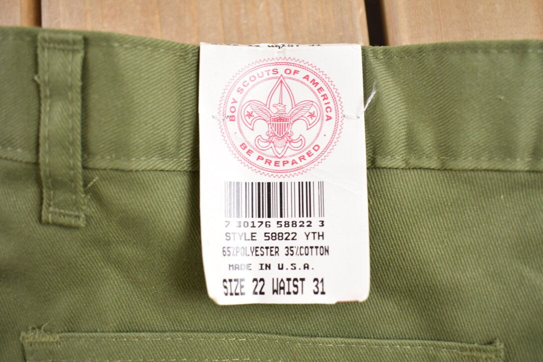 Vintage 1980s Deadstock Boy Scouts Pants Size 31 x 35