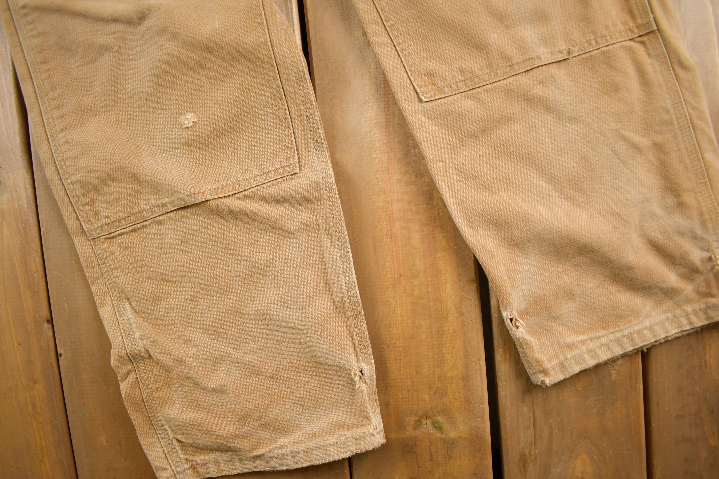 Vintage 1990s Carhartt Double Knee Work Pants Size 38 x 30