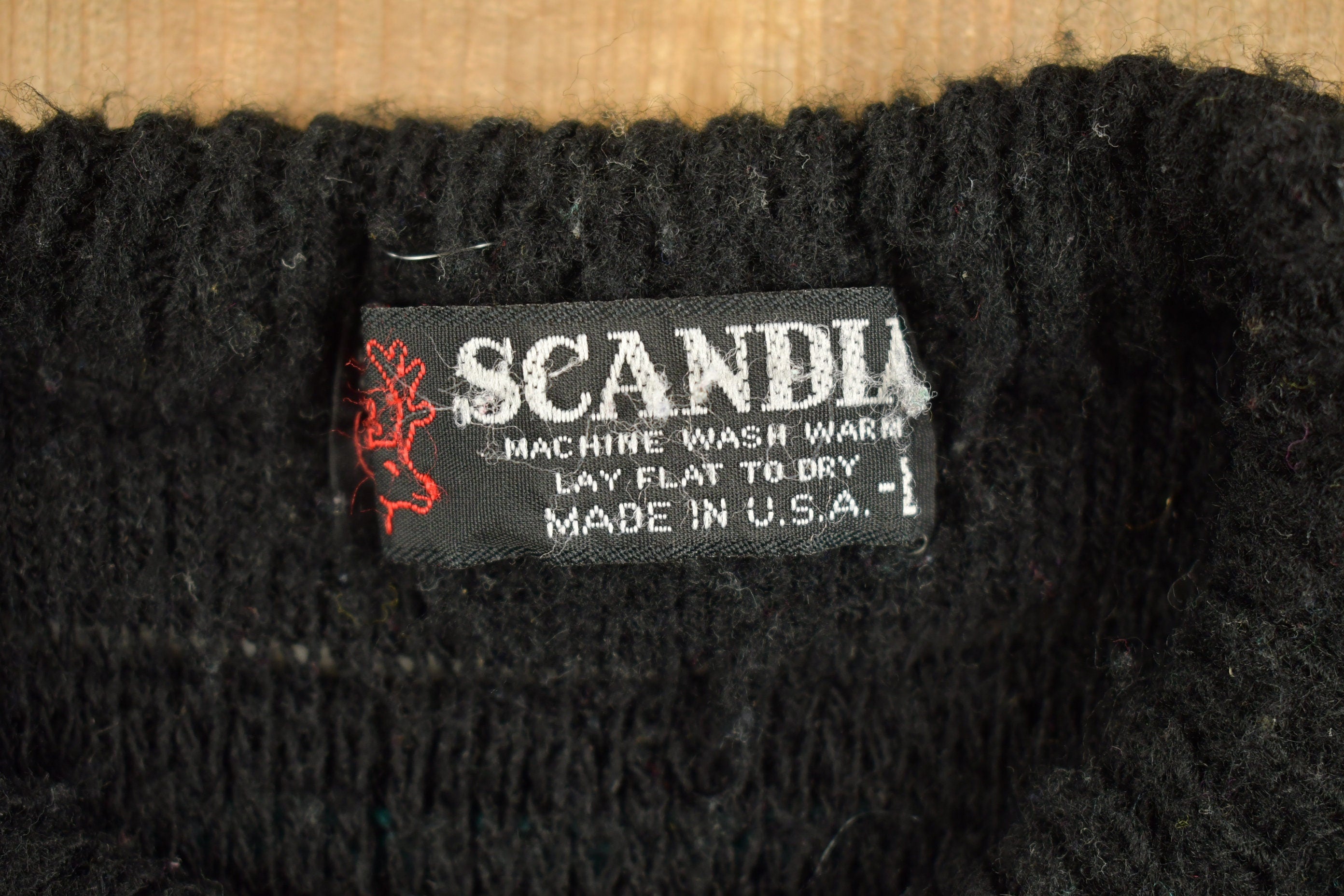 Vintage Scandia Knitted Striped Sweater