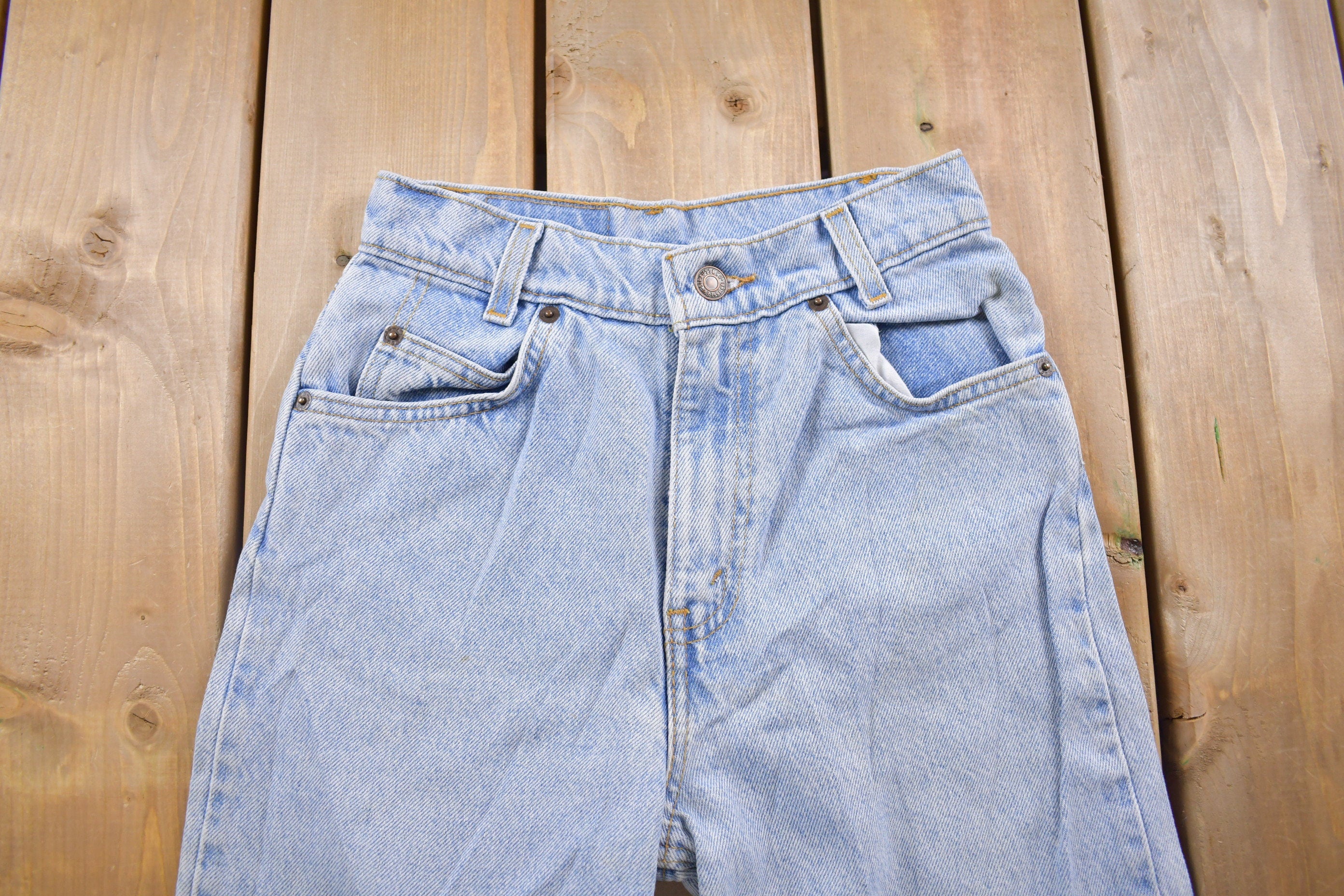 Vintage 1990s Levi's Orange Tab Jeans Size 22 x 26