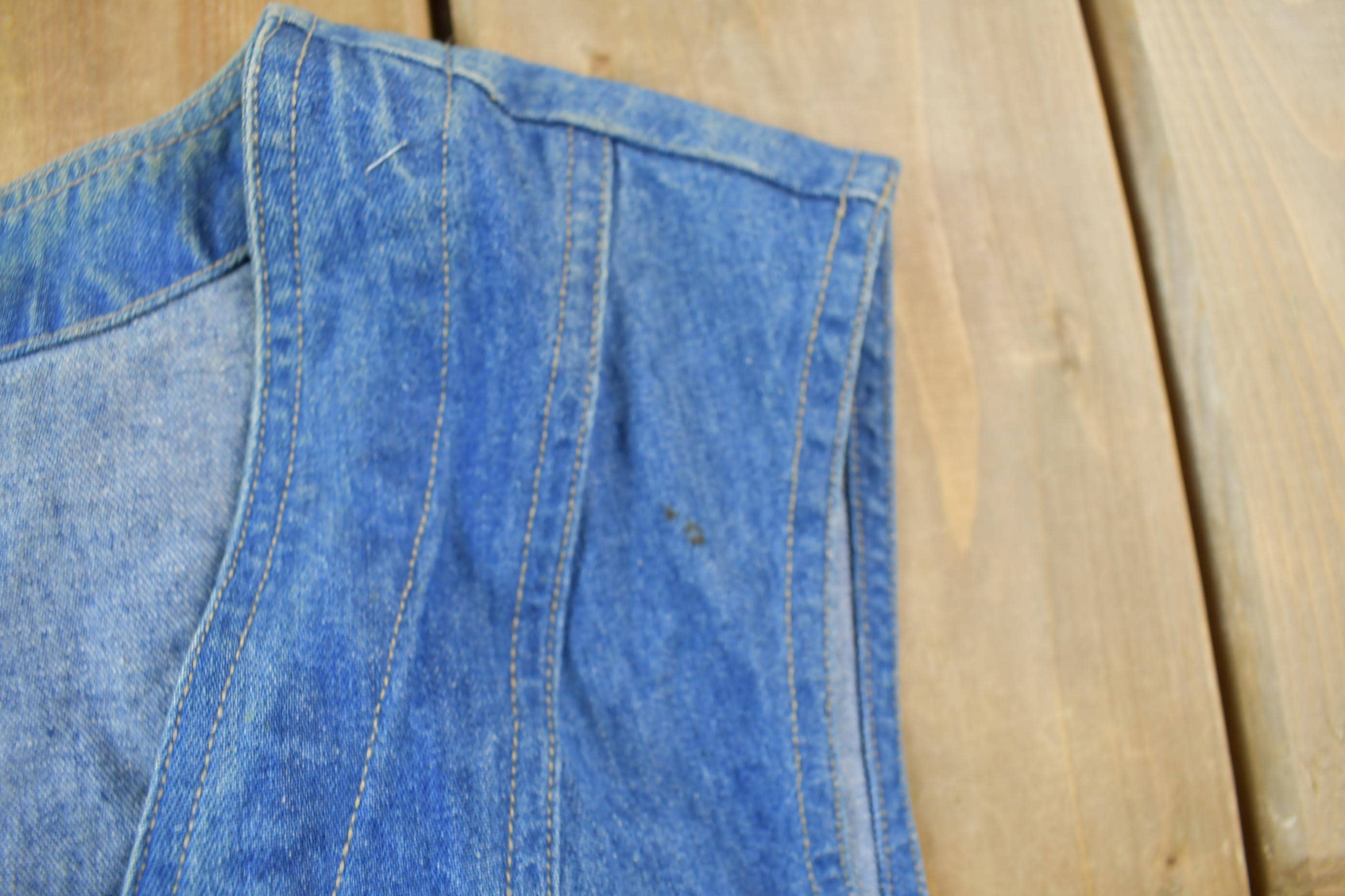 Vintage 1990s Cherokee Jean Button Up Vest