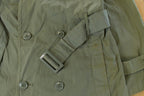 Vintage 1970s Military Overcoat Trench Jacket Men's XS