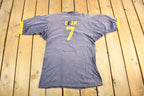 Vintage 1970s Sigma Nu Fraternity Russell Athletic Distressed Ringer T Shirt Men's Large