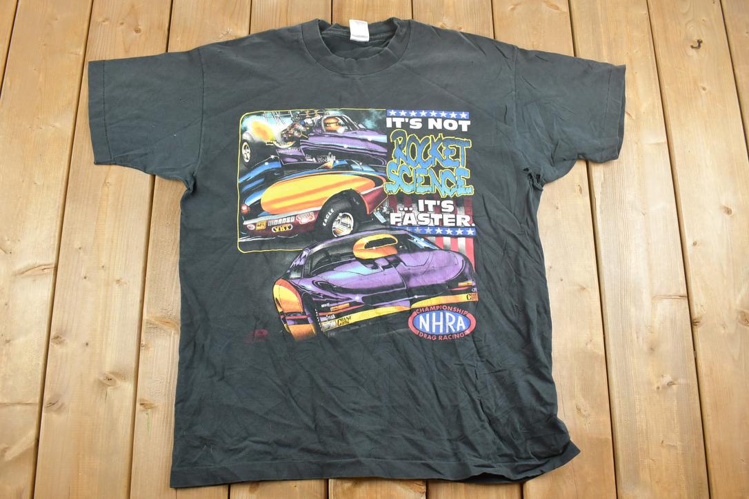 Vintage 1990s NHRA NASCAR Racing T-Shirt