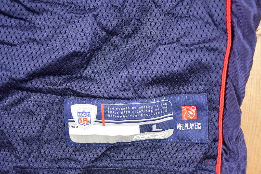 Vintage Y2K Reebok New England Patriots Adalius Thomas NFL Jersey Men's L / Football Fan Apparel / 2000s Sportswear / Single Stitch Tee