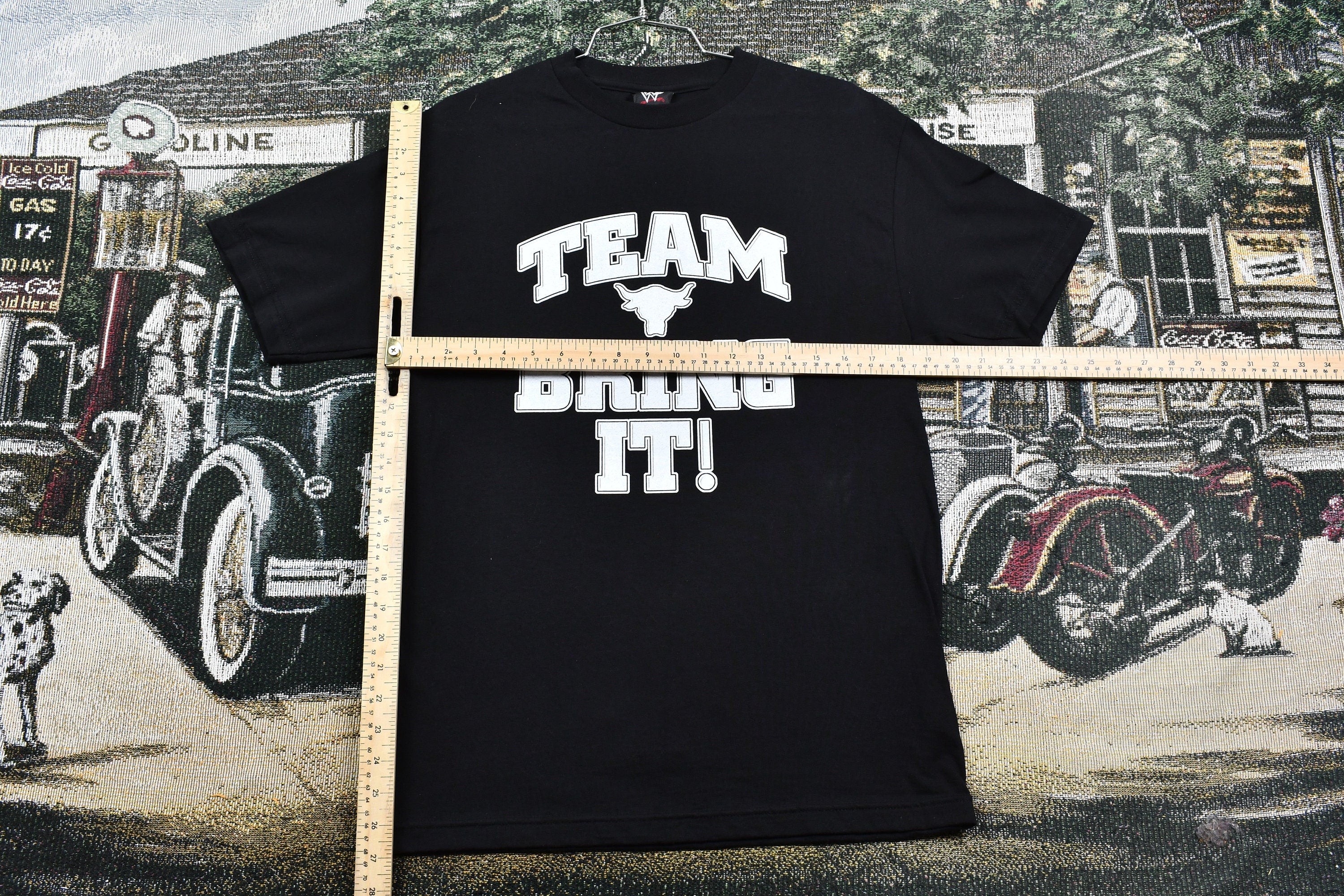 Vintage 2001 The Rock Team Bring It! There Is No Tomorrow Graphic T Shirt