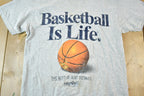 Vintage 1990s Basketball Is Life Souvenir T-Shirt Mens M