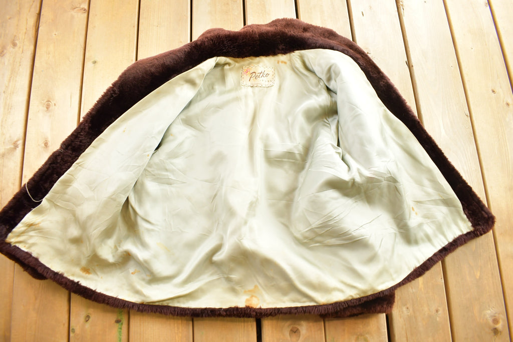 Vintage 1960s Sheered Beaver Fur Coat