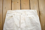 Vintage 1990s Levi's 501 White Jeans Size 36x34