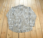 Vintage 1980s Cabelas Camouflage Button Up Shirt Made In USA