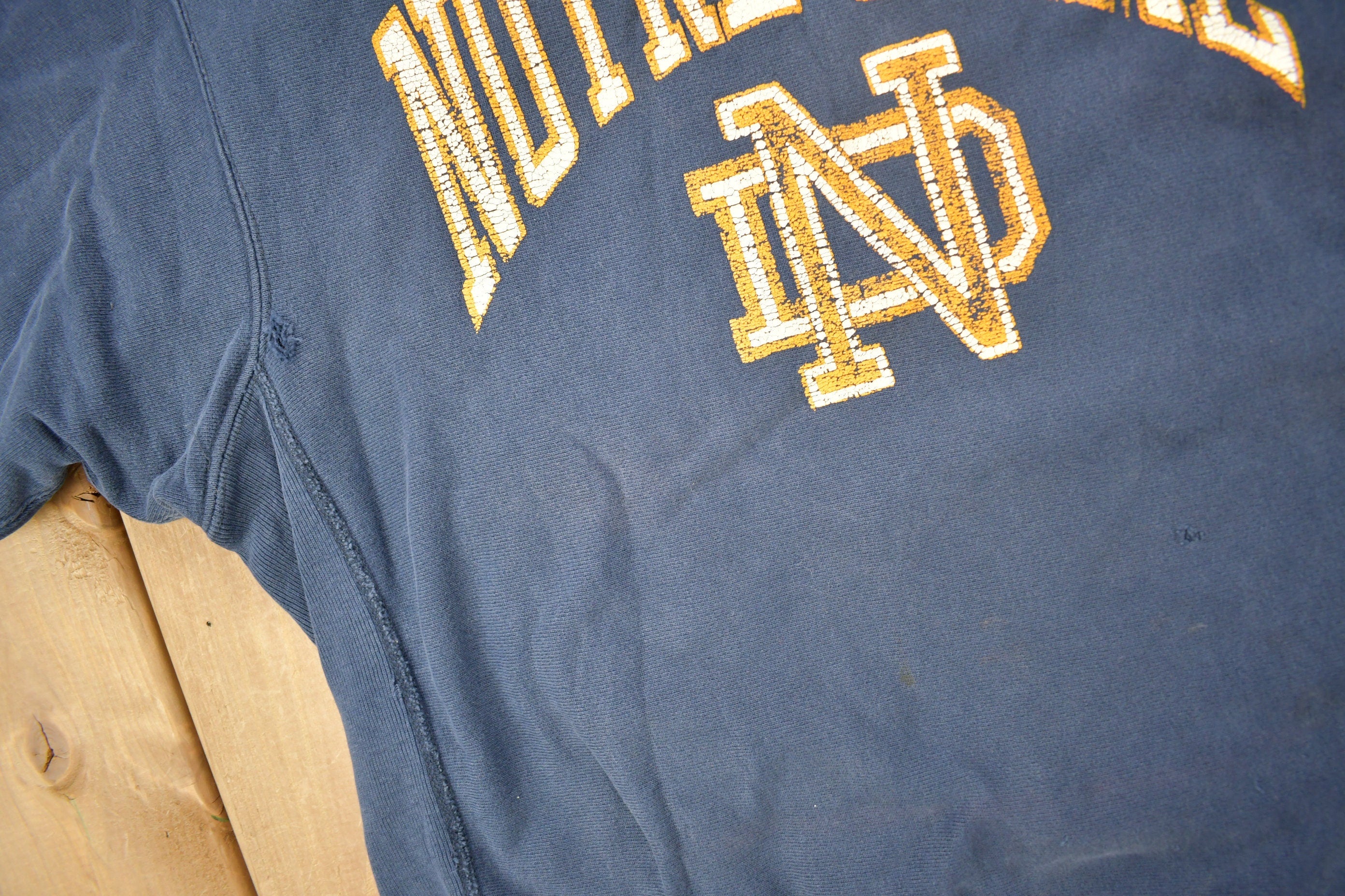 Vintage 1990s University Of Notre Dame Champion Reverse Weave Sweatshirt