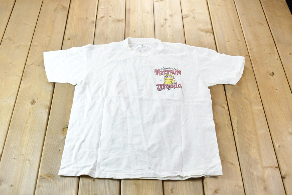 Vintage 1990s Single Stitch Graphic T-Shirt Made In USA