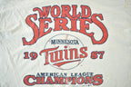 Vintage 1987 Minnesota Twins MLB Graphic T-Shirt