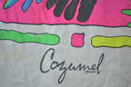 Vintage 1990s Cozumel Mexico Neon Toucan Souvenir Bird T-Shirt Men's XL