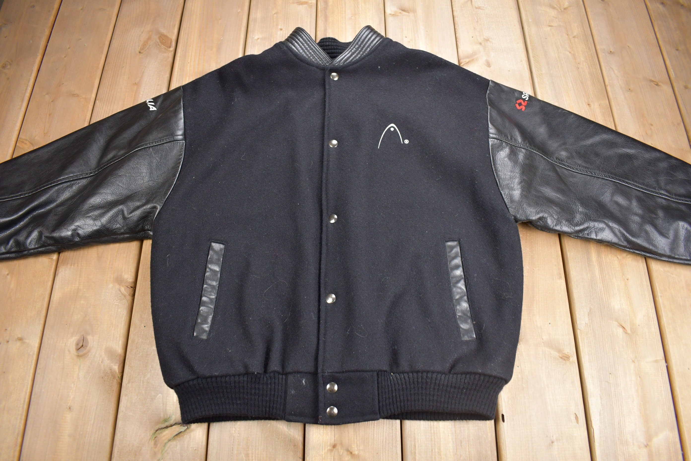 Vintage 1990s Head USA Tennis Varsity Jacket