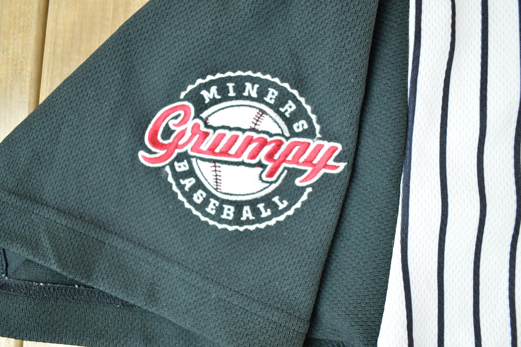 Vintage 1990s Grumpy Miners Baseball Disney Cartoon Promo Baseball Jersey Mens XL