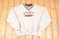 Vintage 1990s Wilmot Wolves Embroidered Collegiate V Neck Sweatshirt Men's XL