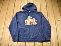 Vintage 1990s The Seven Dwarves Embroidered Fleece Hoodie