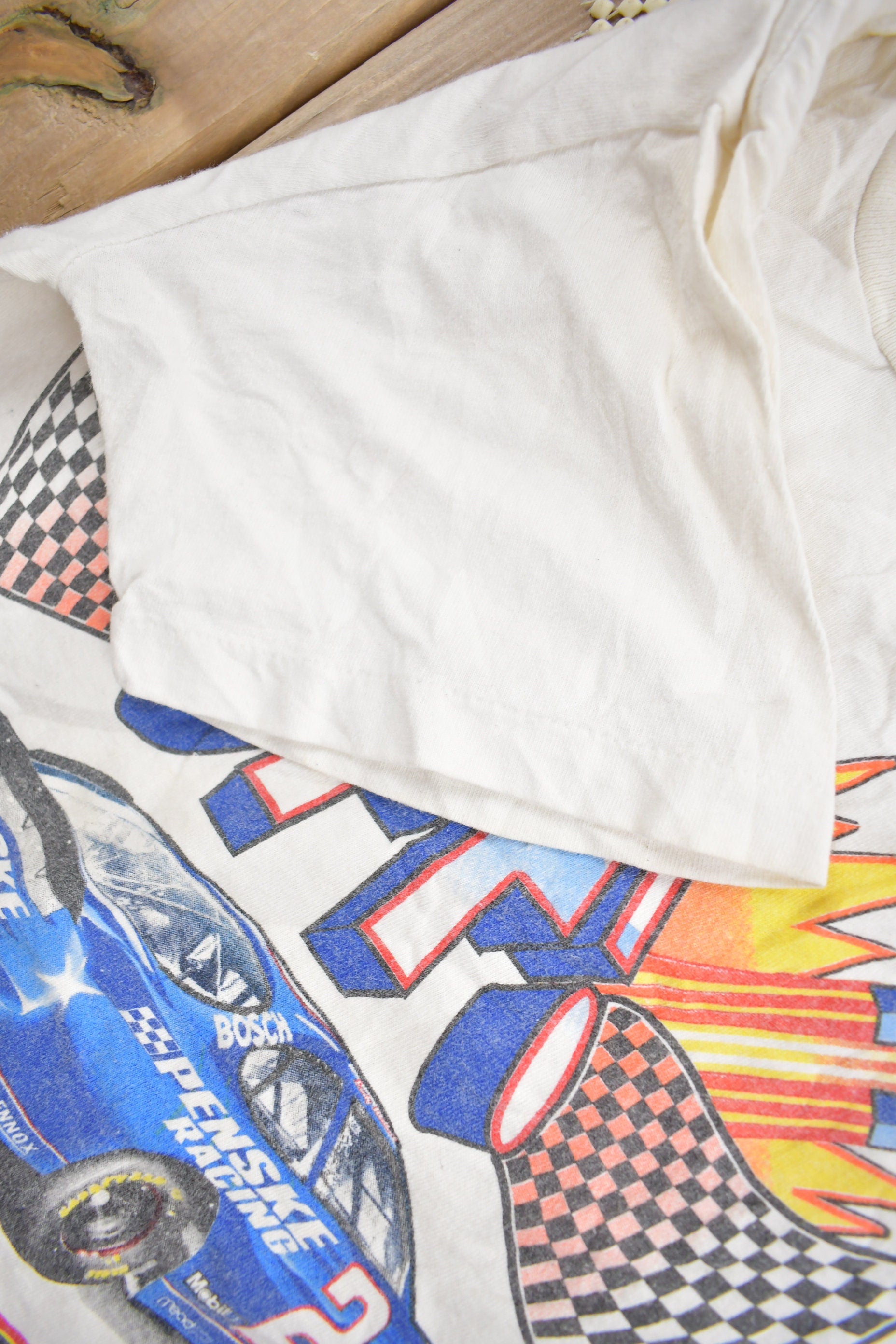 Vintage 1990s Rusty Wallace Dust Off Rusty's Rocket Racing T-Shirt