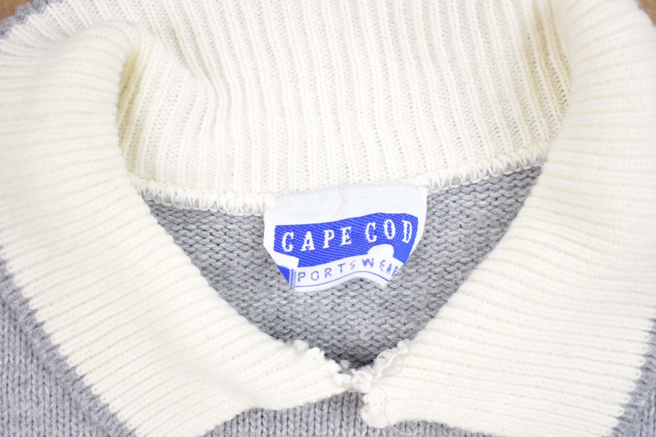 Vintage 1990s Cape Cod Sportswear Knitted Sweater
